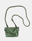 Himawari Solid Color Envelope Shape Crossbody Bag with Removable Strap