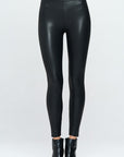 e Luna Plus Fleece Lined Skinny PU Leggings