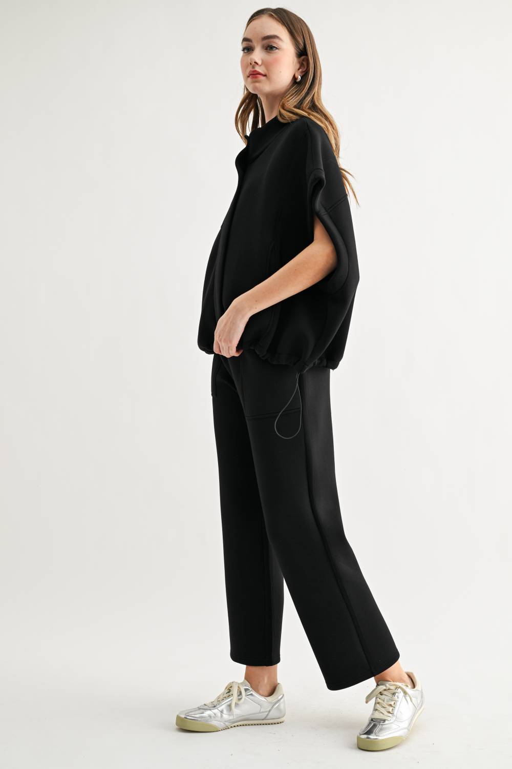 JOH Apparel Francis Stretch Scuba Knit Straight Leg Pants