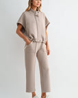 JOH Apparel Frankie Stretch Scuba Knit Poncho Jacket