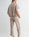 JOH Apparel Frankie Stretch Scuba Knit Poncho Jacket
