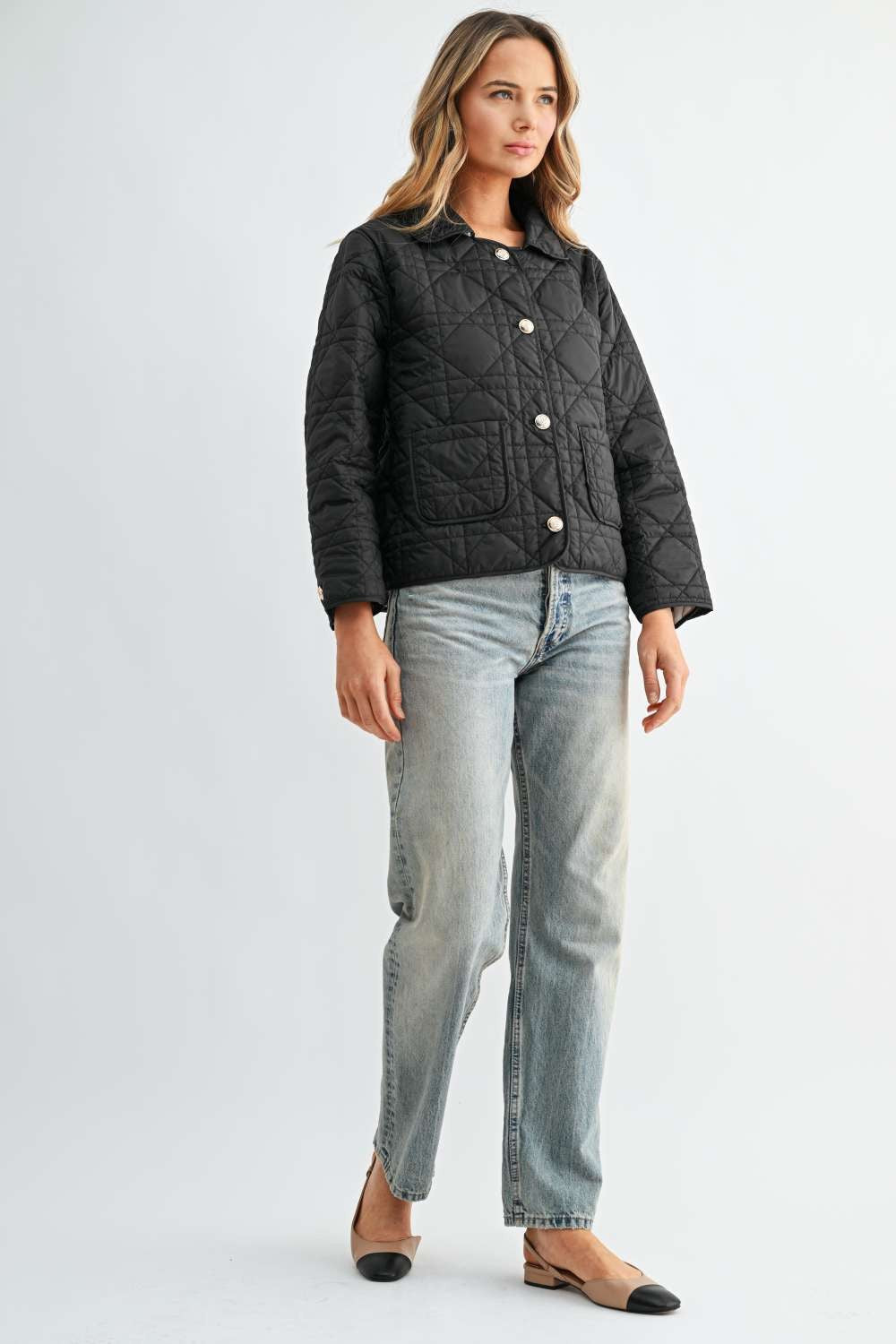 JOH Apparel Joshua Quilted Puffer Jacket with Toile Lining