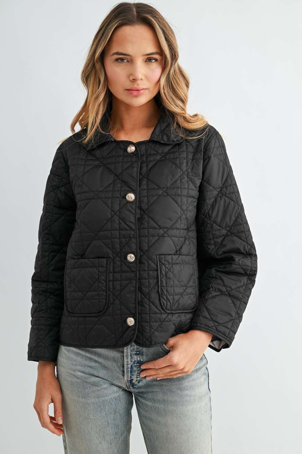 JOH Apparel Joshua Quilted Puffer Jacket with Toile Lining