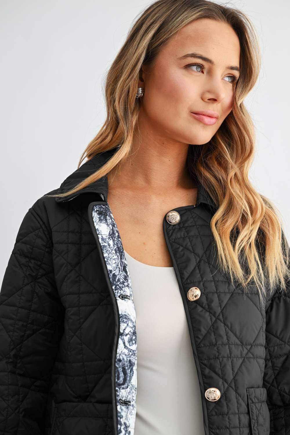 JOH Apparel Joshua Quilted Puffer Jacket with Toile Lining