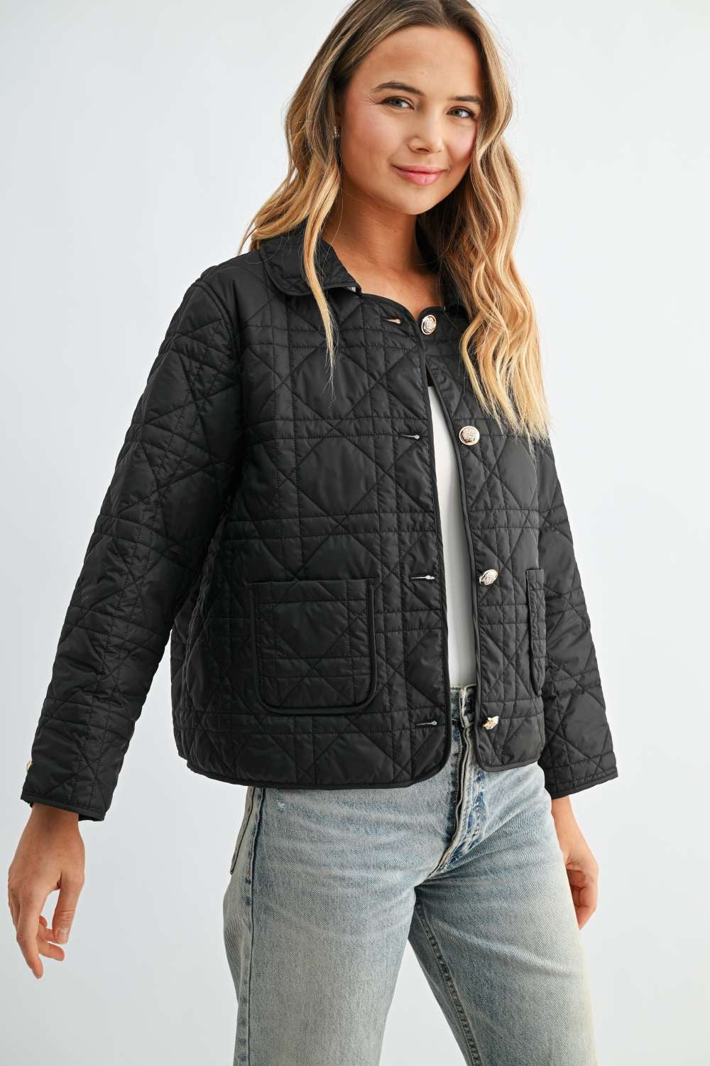 JOH Apparel Joshua Quilted Puffer Jacket with Toile Lining