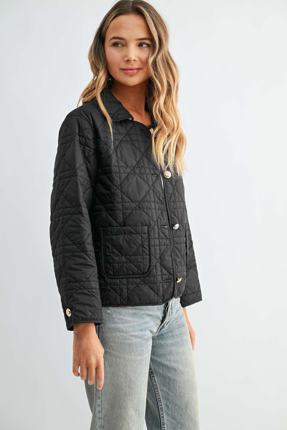 JOH Apparel Joshua Quilted Puffer Jacket with Toile Lining