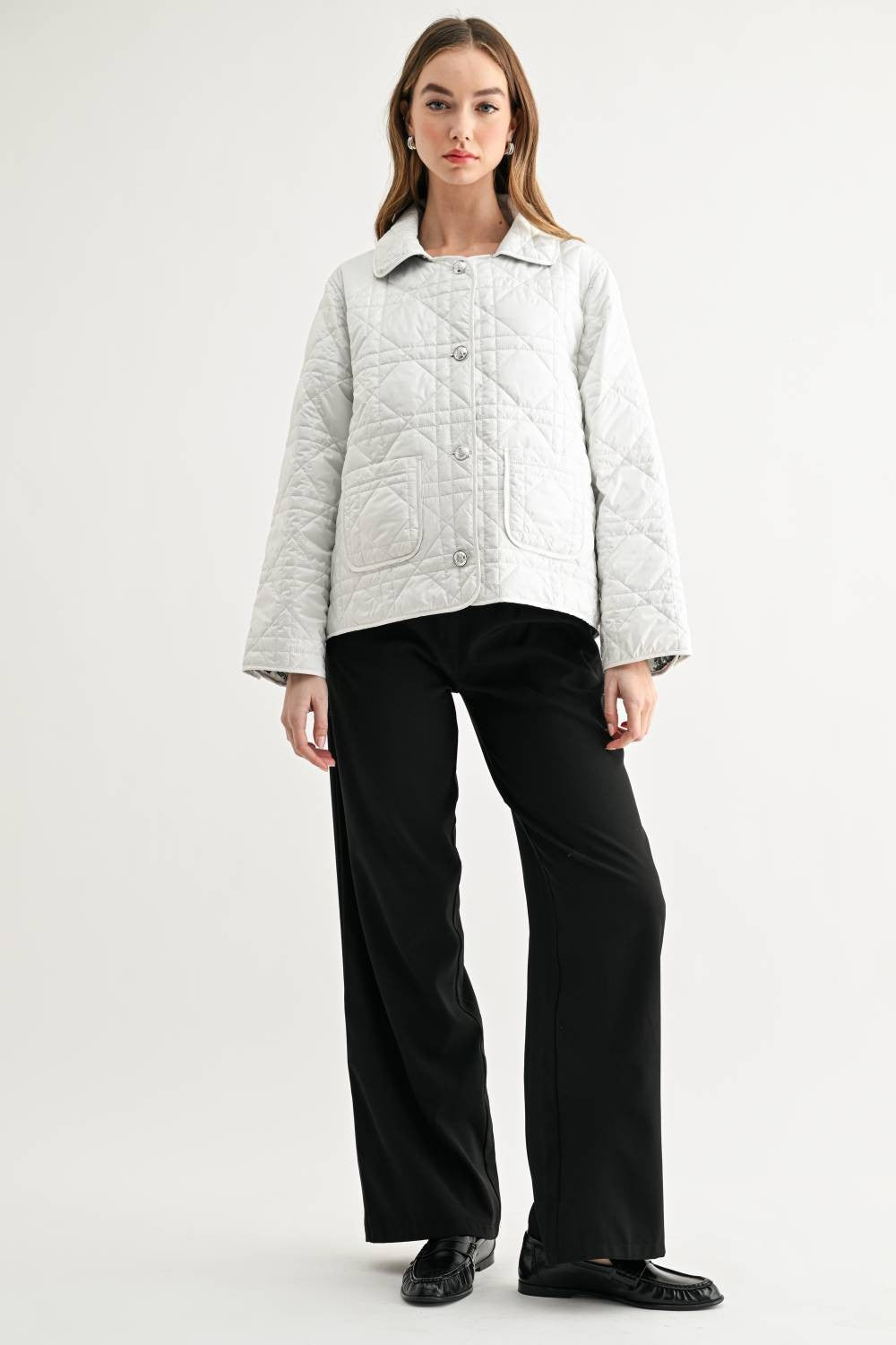 JOH Apparel Joshua Quilted Puffer Jacket with Toile Lining