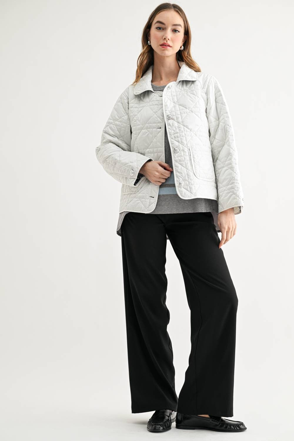 JOH Apparel Joshua Quilted Puffer Jacket with Toile Lining