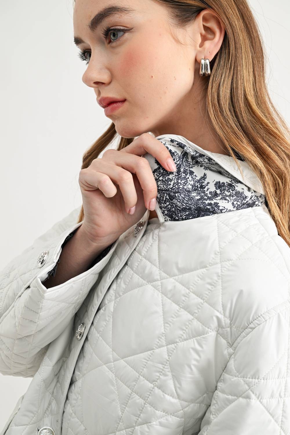 JOH Apparel Joshua Quilted Puffer Jacket with Toile Lining
