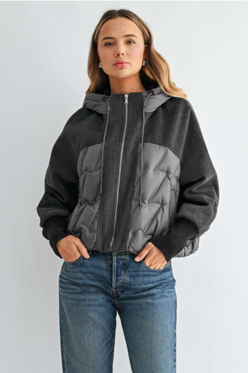JOH Apparel Johan Goose Down Hooded Puffer Jacket