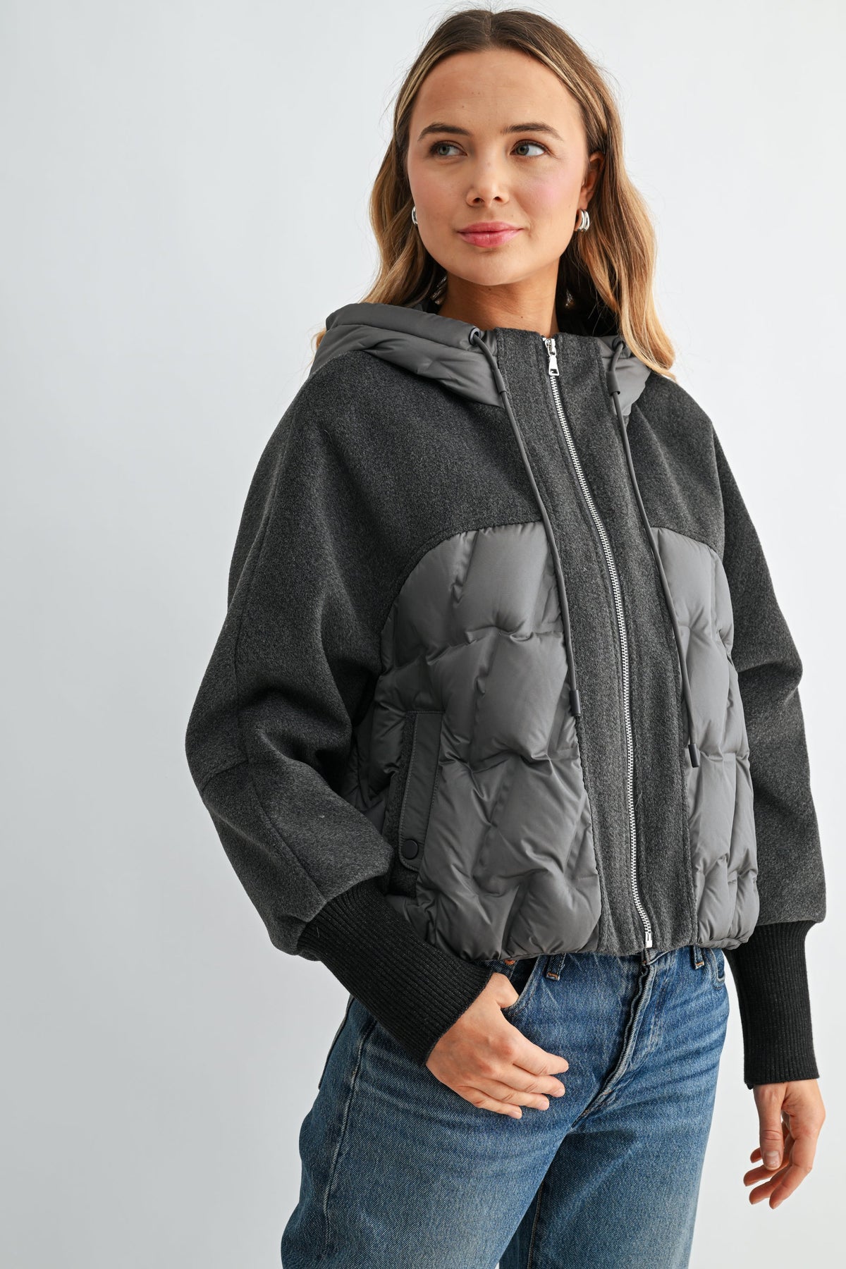 JOH Apparel Johan Goose Down Hooded Puffer Jacket