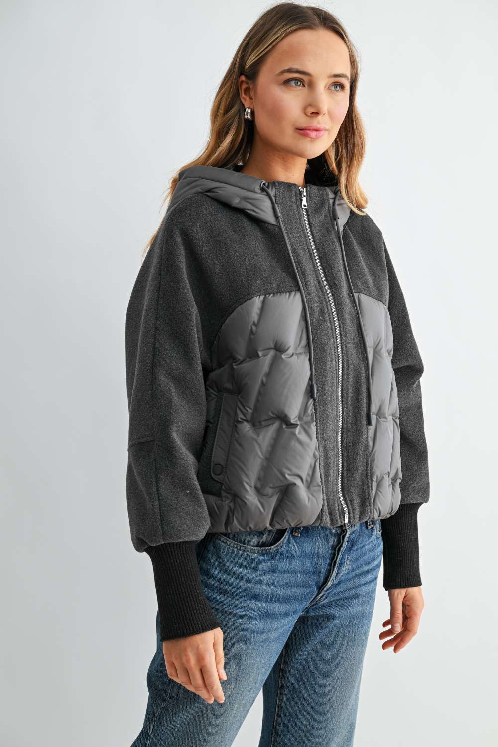 JOH Apparel Johan Goose Down Hooded Puffer Jacket