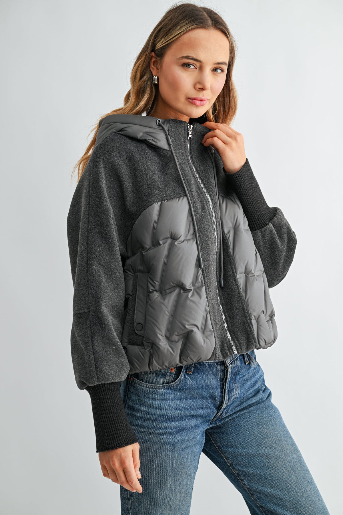 JOH Apparel Johan Goose Down Hooded Puffer Jacket