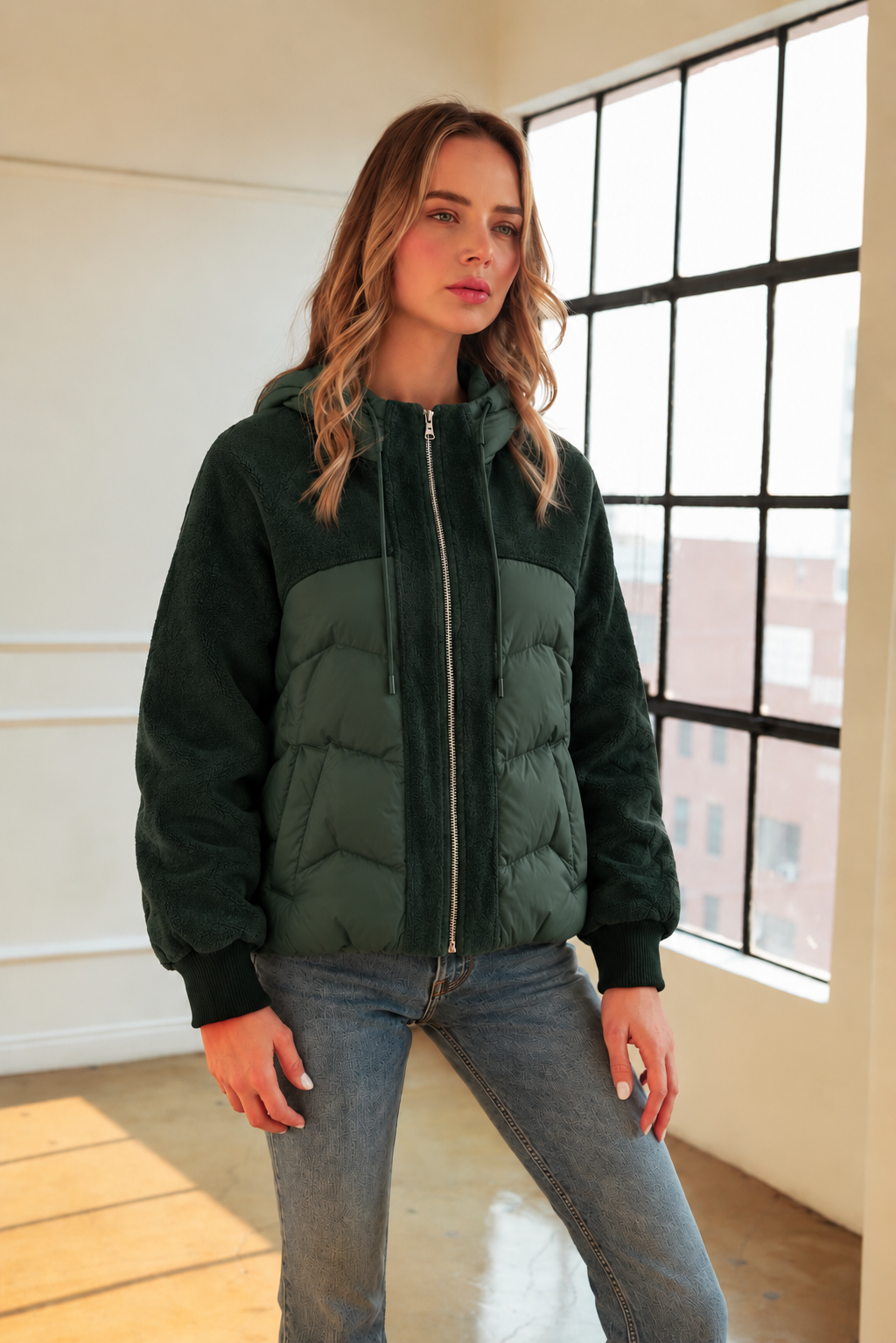 JOH Apparel Johan Goose Down Hooded Puffer Jacket