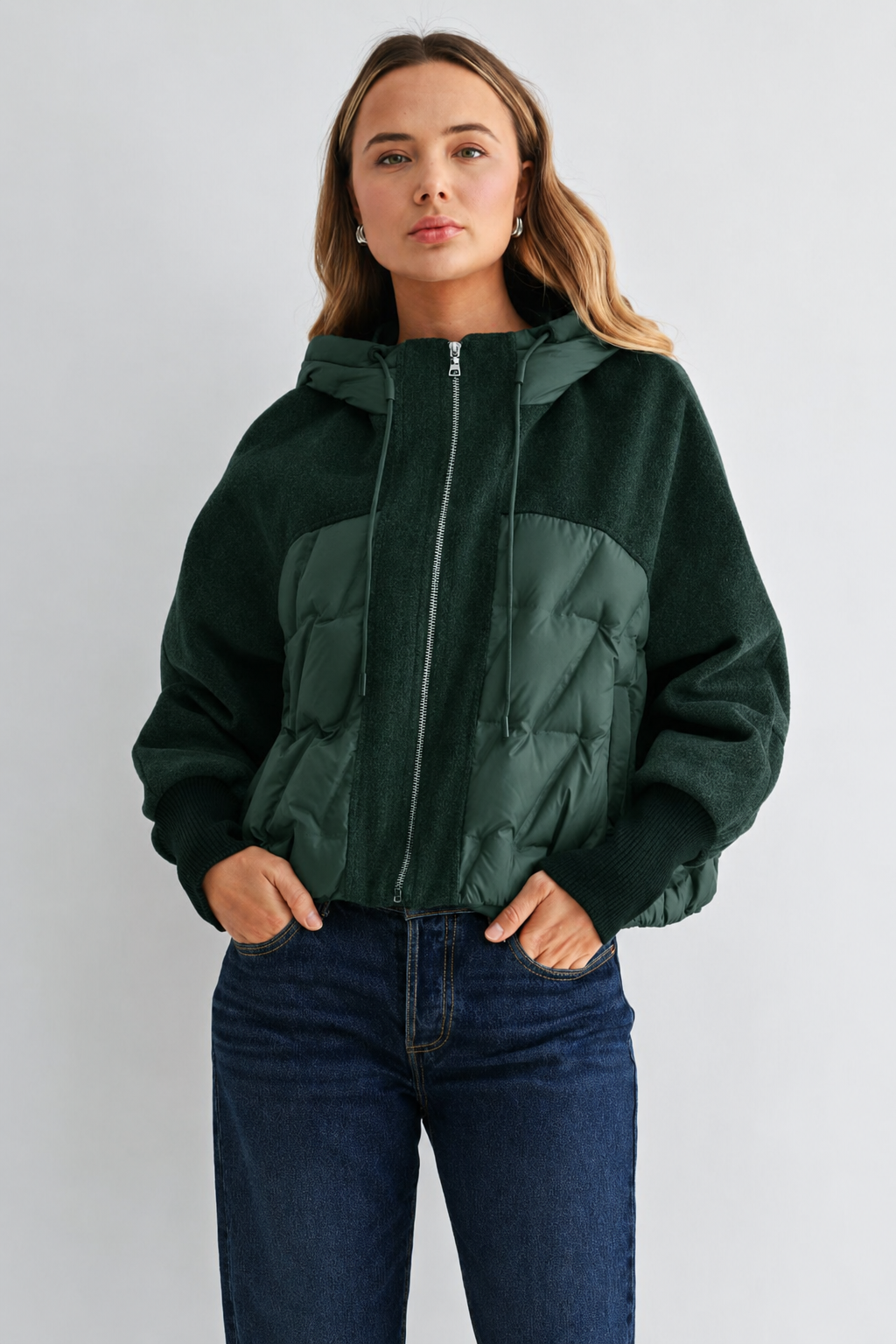 JOH Apparel Johan Goose Down Hooded Puffer Jacket
