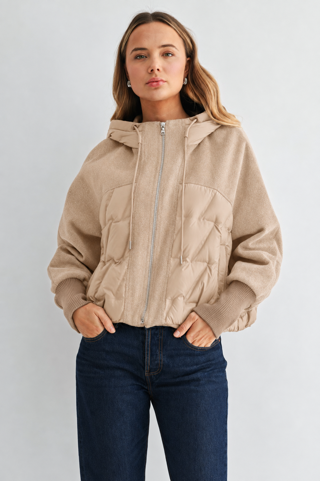 JOH Apparel Johan Goose Down Hooded Puffer Jacket