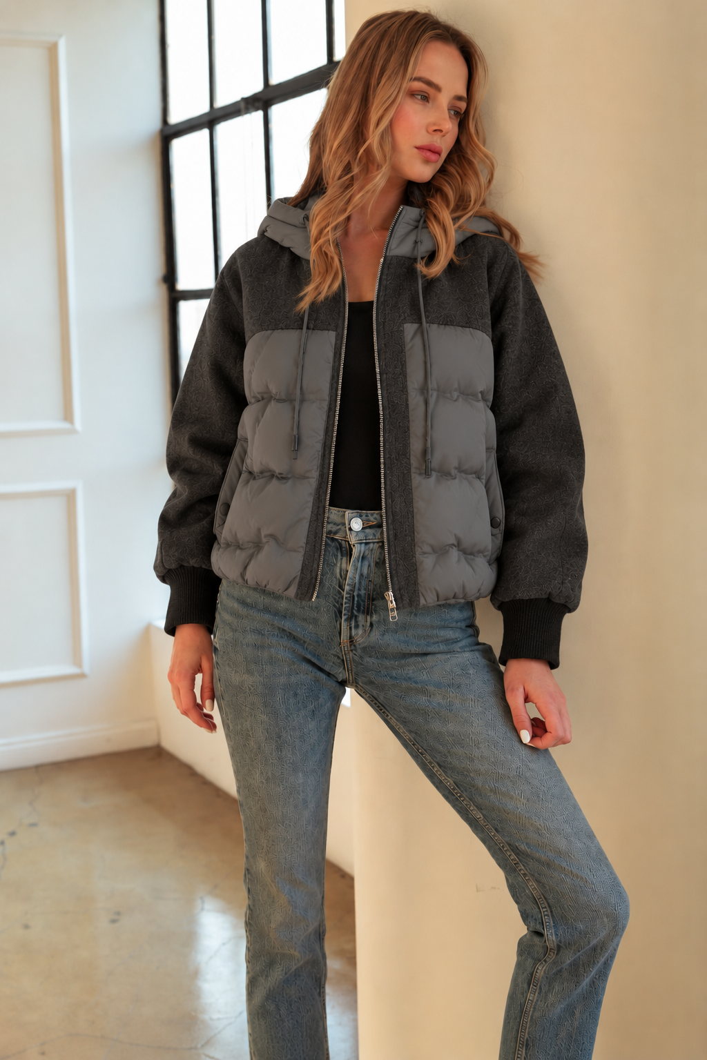 JOH Apparel Johan Goose Down Hooded Puffer Jacket