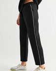 JOH Apparel Faryn Glitter French Scuba Knit Pants