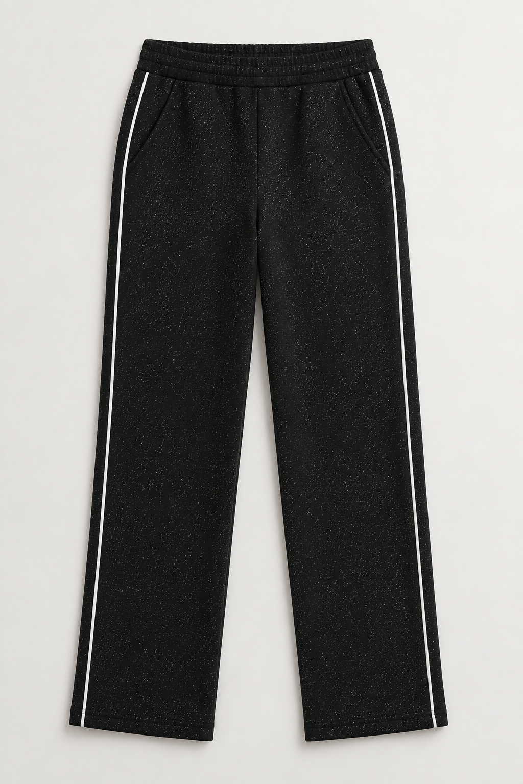 JOH Apparel Faryn Glitter French Scuba Knit Pants