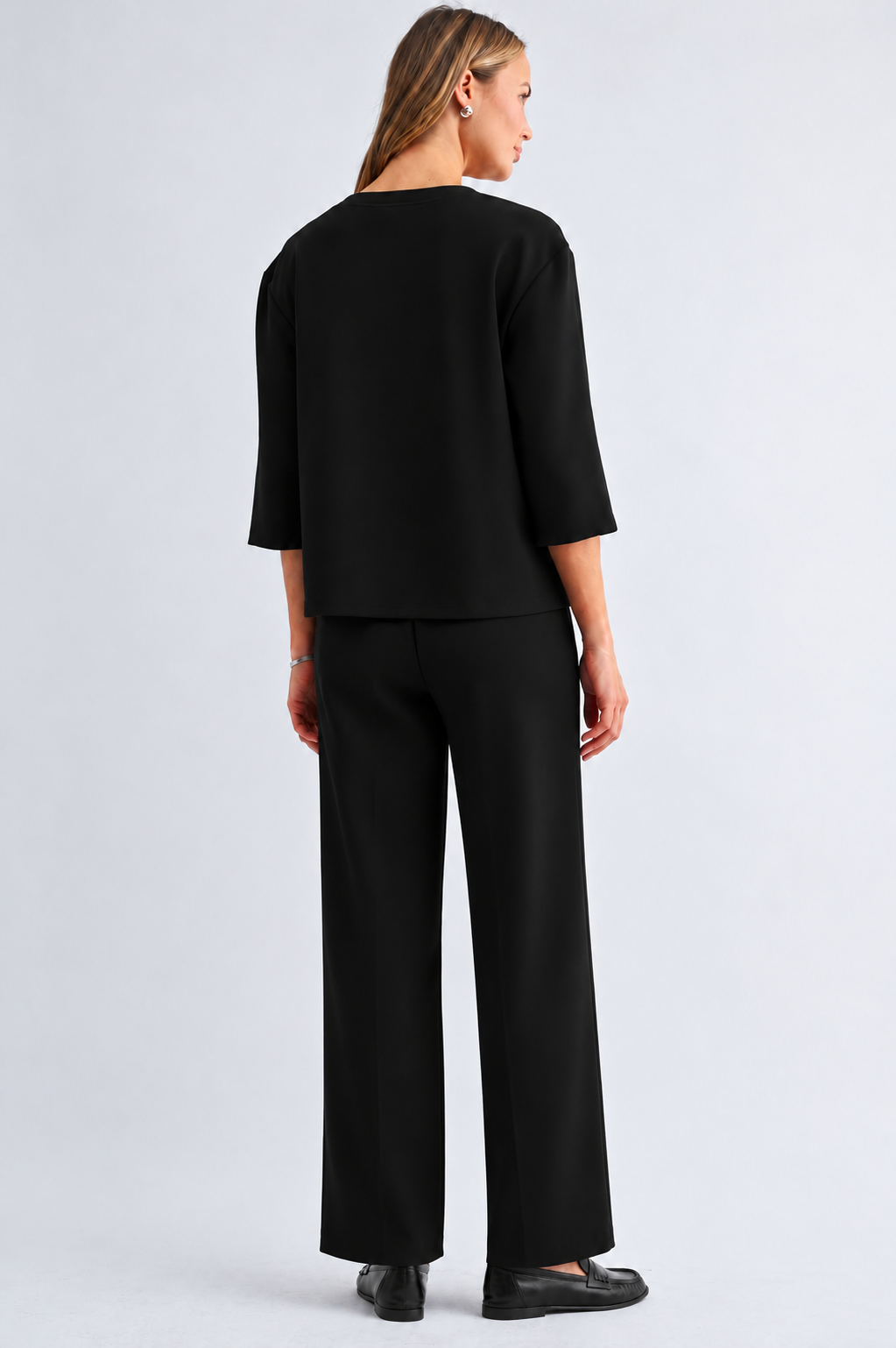 JOH Apparel Killian Pintuck Stretch Knit Top