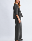 JOH Apparel Killian Pintuck Stretch Knit Top
