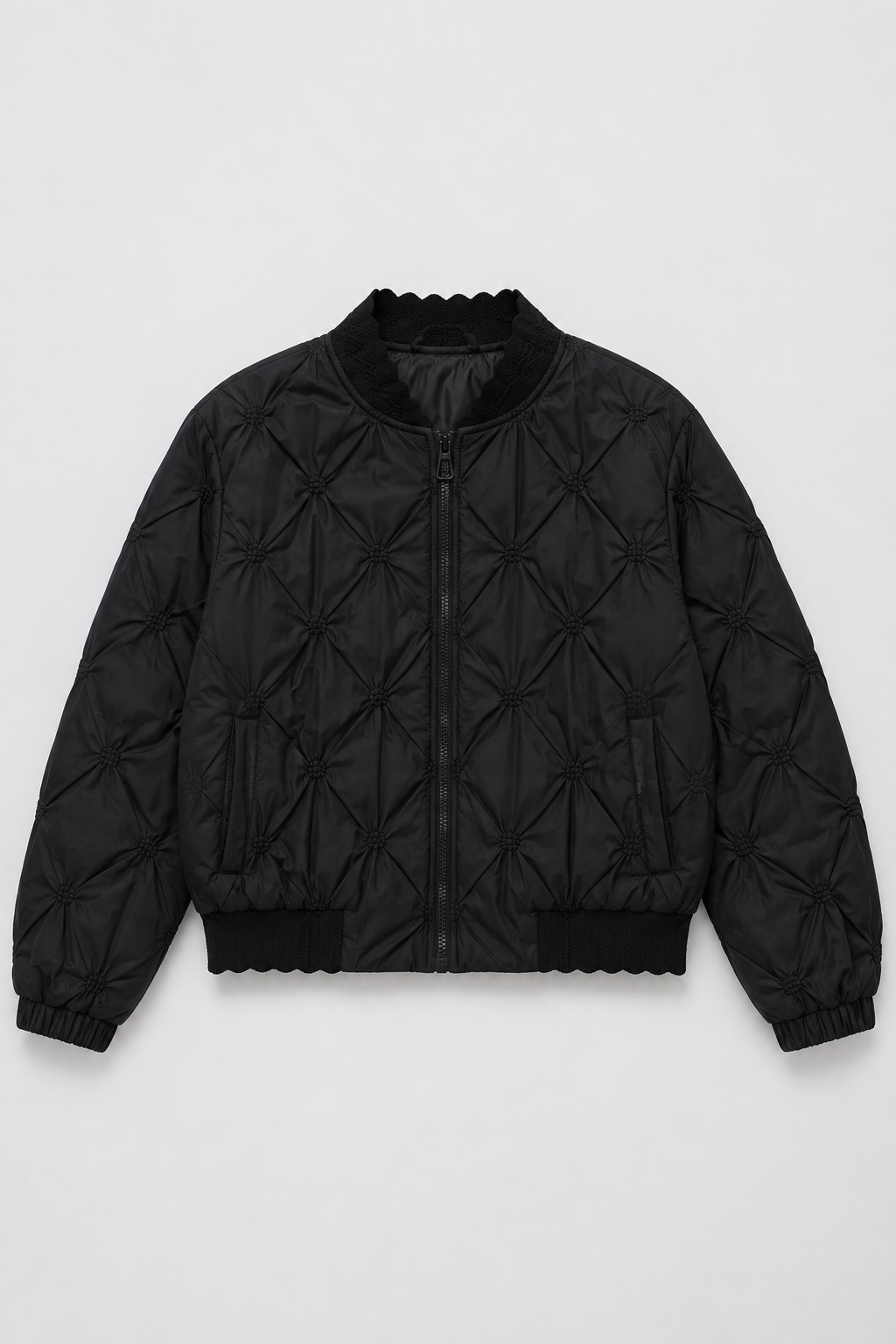 JOH Apparel Jovie Diamond Quilted Bomber Jacket