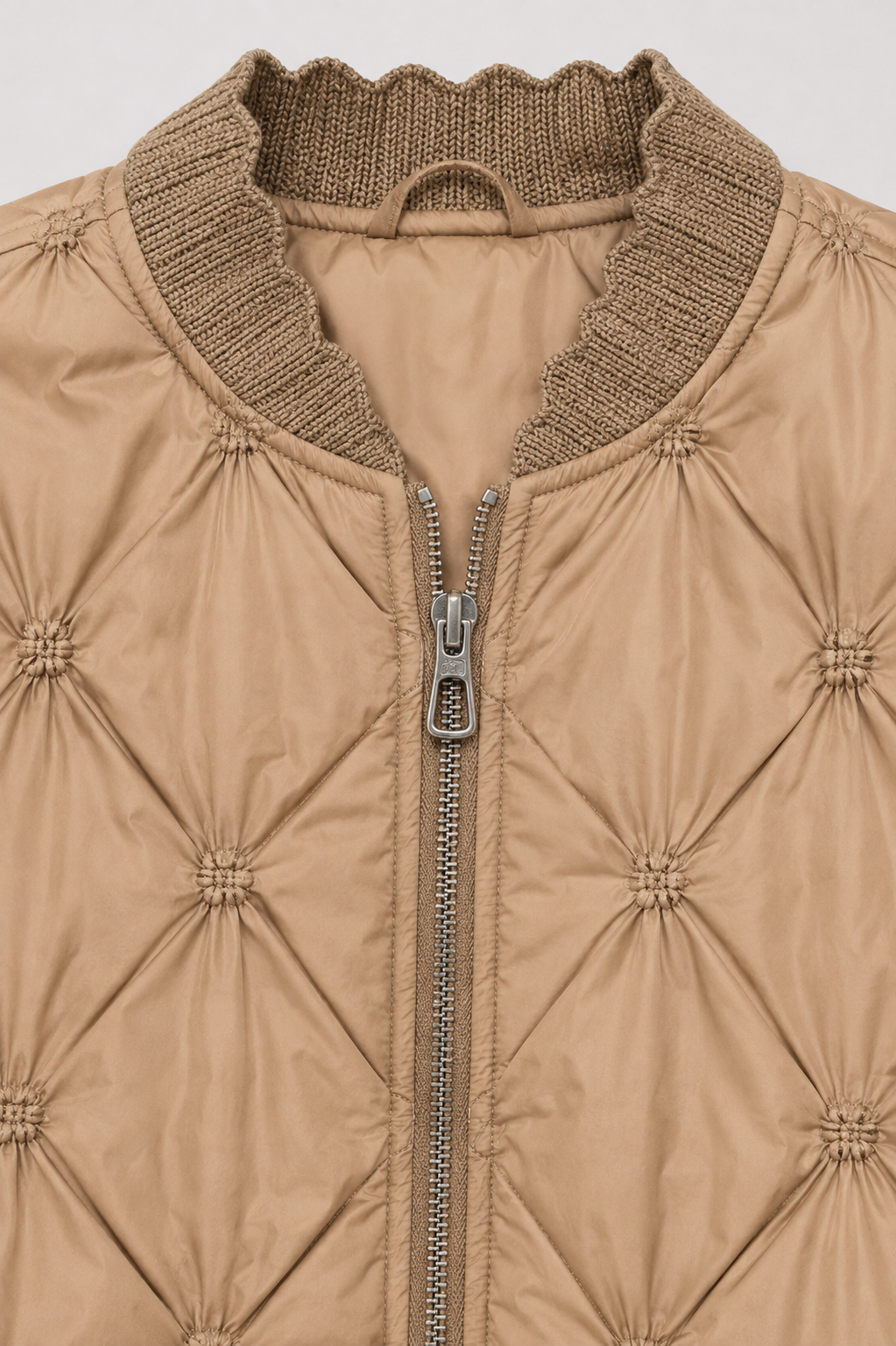 JOH Apparel Jovie Diamond Quilted Bomber Jacket