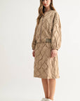 JOH Apparel Jovie Diamond Quilted Bomber Jacket