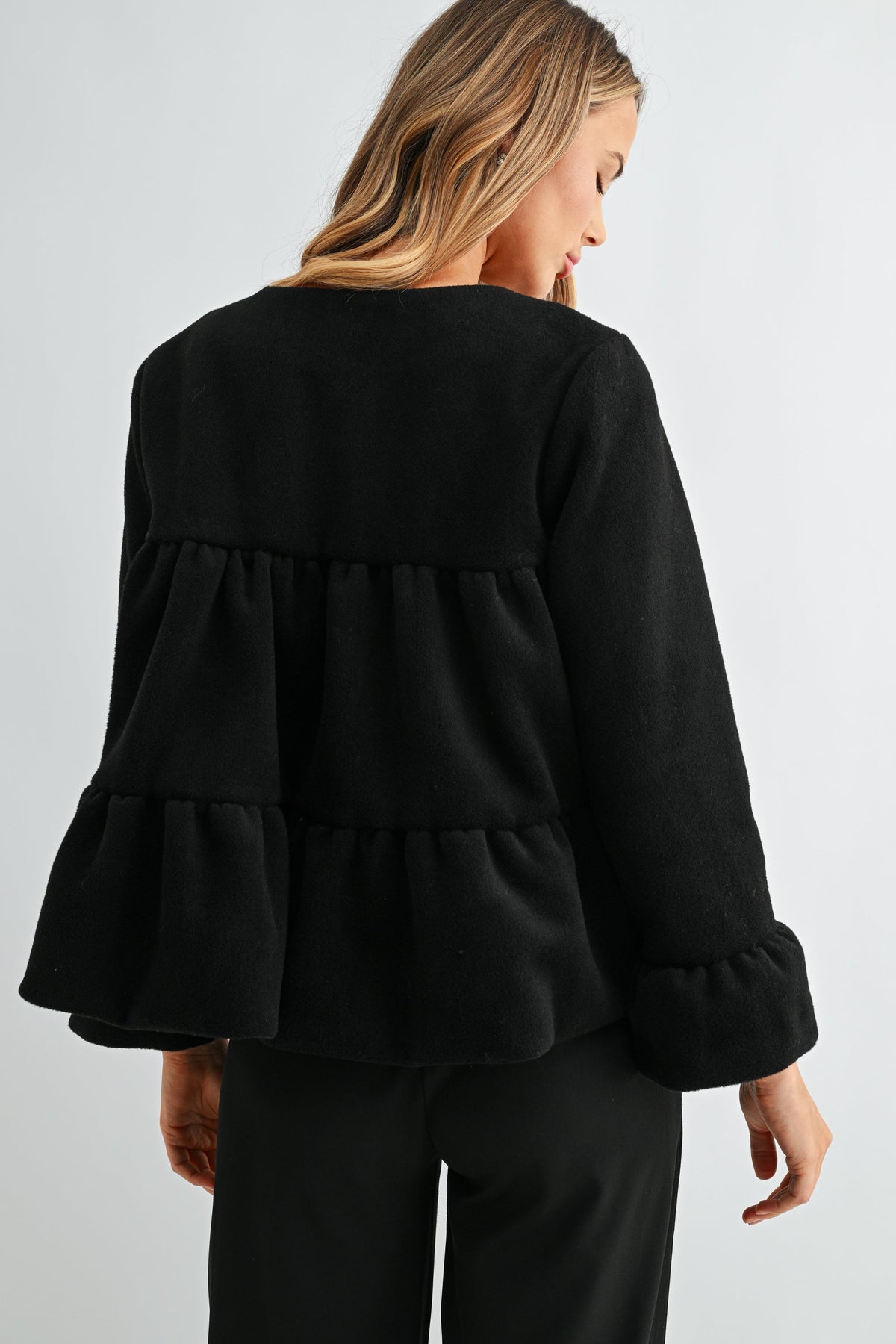 JOH Apparel James Jewel-Embellished Peplum Puffer Jacket
