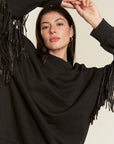 Plus Jade By Jane Studded Fringe Sleeve Top