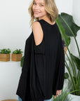 e Luna Cold Shoulder Top