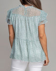 Tiered Chiffon Blouse - Online Only
