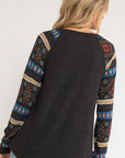 Mixed Aztec Top - Online Only - My Pampered Life Seattle