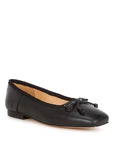 Lutten Square-Toe Bow Ballerinas