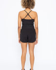 Mono B Cross Back Active Romper