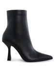 Farnak Pleather Pointed Toe Ankle Boots