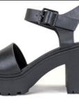 BOOMER-S Platform Heel Sandals