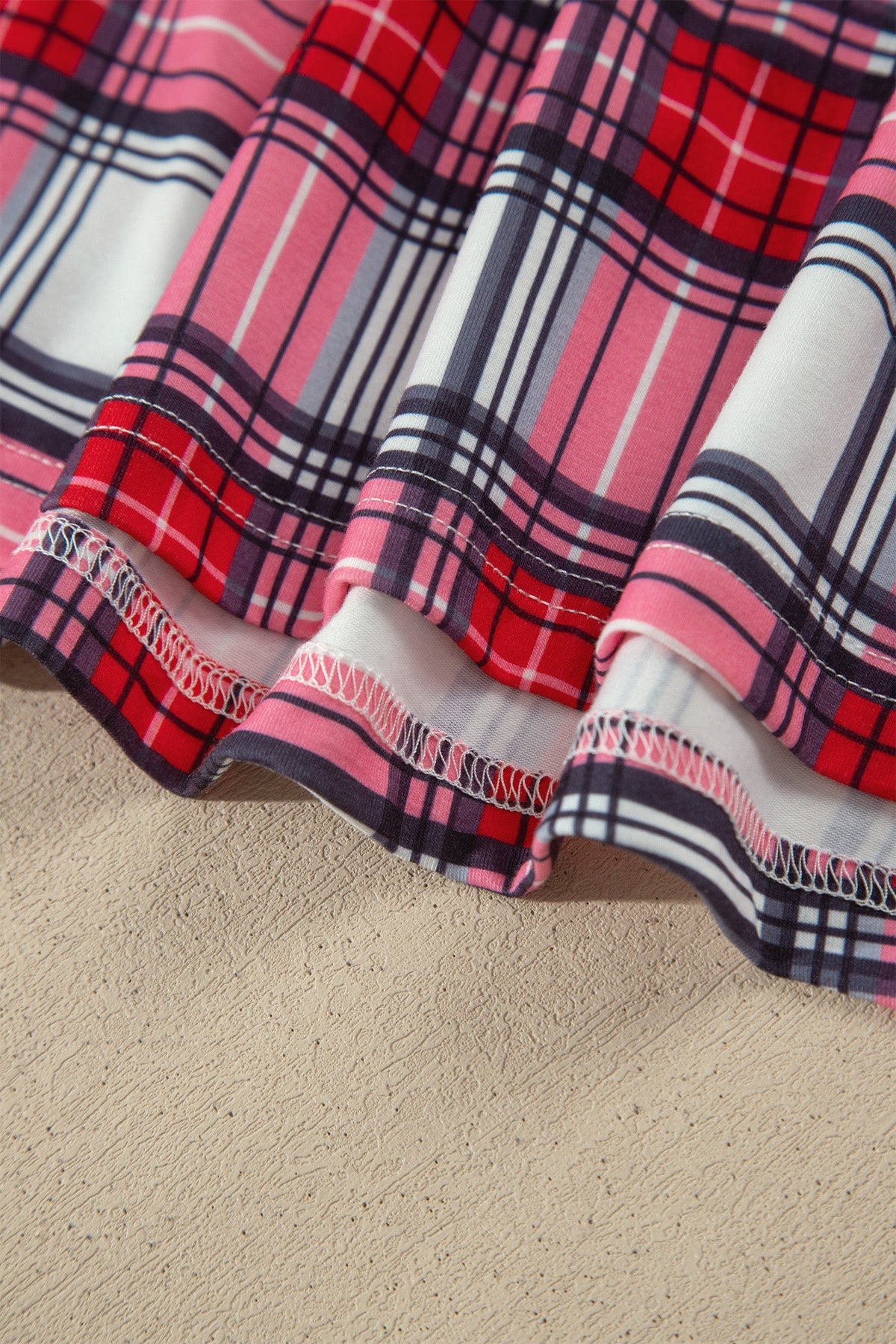 Cozy Christmas Plaid Pajama Set — Red | 1X–4X