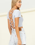 HYFVE Secret Lover Lace Up Sweater - Online Only