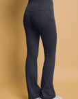 Love Tree High Waist Flare Active Leggings with Side Pockets