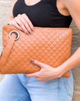 Quilted Wristlet Clutch