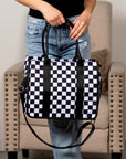 Dallas Checkered Tote