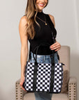 Dallas Checkered Tote