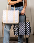 Dallas Checkered Tote