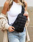 Skyler Quilted Puffer Sling