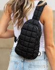 Skyler Quilted Puffer Sling