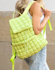 Stevie Quilted Puffer Backpack