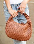 Paige Woven Handbag