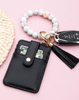 Silicone Key Ring Wallet Bracelet