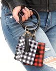 Buffalo Key Ring ID Wallet Bracelet